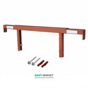 Телескопічний кріплення для модуля до стіни Tece Teceprofil горизонтальне нержавіюча сталь 9380013