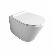 Унитаз подвесной Simas коллекция Gambassi белый матовый + сиденье GA18BM+GA004BM+F85