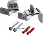 Kомплект для крепления модуля в углу Tece Teceprofil нержавеющая сталь 9380003