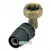 Куточок з'єднувальний 90 ° Tece TECElogo з накидною гайкою і торцеве ущільнення латунь 16х1 / 2 8730216