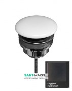 Донный клапан Kerasan клик-клак с накладкой из керамики ржавчина 923383