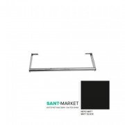 Держатель для полотенец Kerasan Nolita для раковины полки и биде чёрный матовый 922031