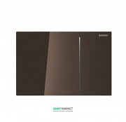 Панель смыва для унитаза Geberit Sigma70 двойной смыв стекло каштановое 115.625.SQ.1