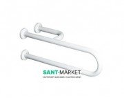 Опорный поручень реверсивный Kerasan Comunita DX и SX 80 см белый 902801