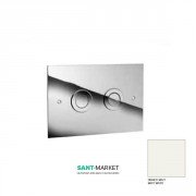 Панель смыва для унитаза Kerasan двойной смыв белый матовый 752830