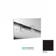 Панель смыва для унитаза Kerasan двойной смыв чёрный матовый 752831