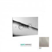 Панель смыва для унитаза Kerasan двойной смыв никель 752894