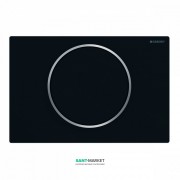 Панель смыва для унитаза Geberit Sigma10 чёрный матовый/хром глянцевый 115.758.14.5