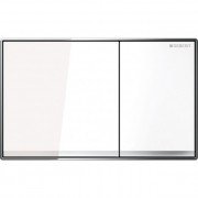 Панель смыва для унитаза Geberit Sigma 60 двойной смыв стекло белое 115.640.SI.1