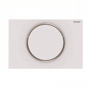 Панель змиву для унітазу Geberit Sigma10 білий матовий / хром глянсовий 115.758.JT.5