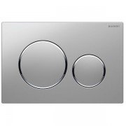 Панель змиву для унітазу Geberit Sigma20 подвійний змив хром матовий / хром глянсовий 115.882.JQ.1