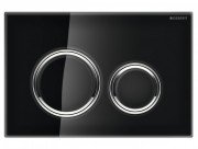 Панель смыва для унитаза Geberit Sigma21 двойной смыв стекло чёрное 115.884.SJ.1