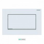 Панель смыва для унитаза Geberit Sigma30 одинарный смыв белый матовый/хром глянцевый 115.893.JT.1