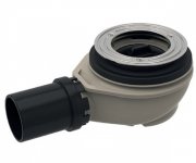 Сифон для душового піддону Geberit d90 висота гідрозатвори 50 мм d50 мм PE-HD 150.550.00.1