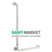 Кутовий опорний поручень Kerasan Comunita DX / SX 40х70 см реверсивний L-подібний білий 903401