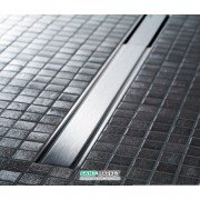 Накладная панель для водосточного желоба Geberit CleanLine60 полированный металл/матовый металл 154.456.KS.1