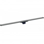 Накладна панель для ринви Geberit CleanLine20 чорна / матова нержавіюча сталь 154.453.00.1
