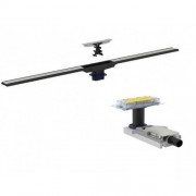 Водосточный желоб c накладной панелью Geberit CleanLine тёмный металл/матовый металл 154.150.00.1+154.451.00.1