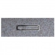 Водосточный желоб c накладной панелью Geberit CleanLine для облицовки плиткой 154.152.00.1+154.455.00.1