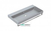 Раковина для ванной подвесная Catalano New Zero 100х50 керамическая цвет серый матовый 110ZPCS