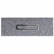 Водосточный желоб c накладной панелью Geberit CleanLine для облицовки плиткой 154.150.00.1+154.455.00.1