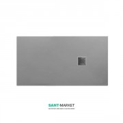 Душовий піддон мармуровий Kerasan H2.5 140х70 см сірий матовий 703559