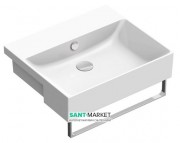 Раковина для ванной полувстраиваемая Catalano New Zero 55х47 керамическая белая 1LS55ZP00