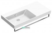 Раковина для ванної підвісна Catalano New Zero 100х50 керамічна чаша зліва колір білий 110SZEUP00