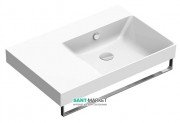 Раковина для ванной подвесная Catalano New Zero 75х50 керамическая чаша справа цвет белый 175DZEUP00