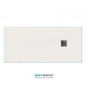 Душевой поддон мраморный Kerasan H2.5 180х70 см белый матовый 703830