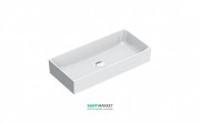 Раковина для ванної накладна Catalano Zero 75х35 керамічна колір білий матовий 17535ZEBM