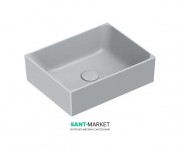 Раковина для ванної накладна Catalano Zero 45х35 керамічна колір сірий матовий 14535ZECS
