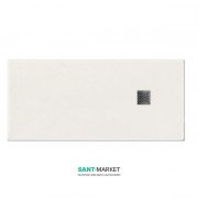 Душовий піддон мармуровий Kerasan H2.5 170х80 см білий матовий 704330