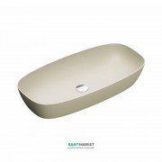 Раковина для ванной накладная Catalano Green Lux 80х40 овальная керамическая цвет серый матовый 180APGRLXGS