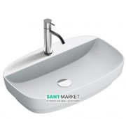 Раковина для ванной накладная Catalano Colori 65х42 керамика цвет белый поверхность сатин 165GRLXNBM