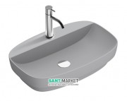 Раковина для ванної накладна Catalano Colori 65х42 кераміка колір цемент поверхню сатин 165GRLXNCS