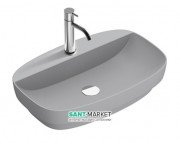 Раковина для ванной накладная Catalano Colori 65х42 керамика цвет цемент поверхность сатин 165GRLXNCS