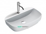 Раковина для ванної накладна Catalano Colori 60х40 кераміка колір білий поверхню сатин 160GRLXNBM