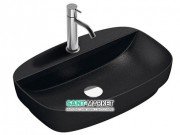 Раковина для ванной накладная Catalano Colori 60х40 керамика цвет черный поверхность сатин 160GRLXNNS