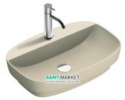 Раковина для ванной накладная Catalano Colori 60х40 керамика цвет серый поверхность сатин 160GRLXNGS