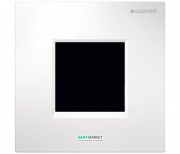 Панель смыва для писсуара Geberit Sigma 30 электронная белый/хром глянцевый/белый 116.027.KJ.1