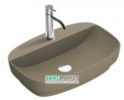 Раковина для ванної накладна Catalano Colori 60х40 кераміка колір коричневий поверхню сатин 160GRLXNMS