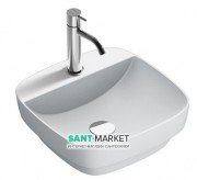 Раковина для ванної накладна Catalano Colori 42х42 кераміка колір білий поверхню сатин 142GRLXNBM