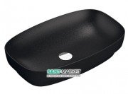 Раковина для ванной накладная Catalano Colori 65х40 керамика цвет черный поверхность сатин 165AGRLXNS