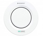 Пневмокнопка смыва для унитаза Geberit Type 01 дистанционная одинарный смыв белый 116.041.11.1