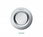 Пневмокнопка змиву для унітазу Geberit Type 01 дистанційна одинарний змив хром матовий 116.041.46.1