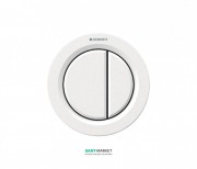 Пневмокнопка змиву для унітазу Geberit Type 01 подвійний змив білий 116.050.11.1