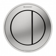 Пневмокнопка смыва для унитаза Geberit Type 10 двойной смыв нержавеющая сталь 116.057.SN.1
