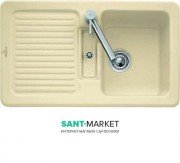 Мийка для кухні прямокутна Villeroy & Boch Condor 50 пісок 673201i5