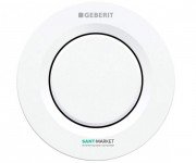 Пневмокнопка змиву для унітазу Geberit Type 01 дистанційна одинарний змив білий 116.041.11.1